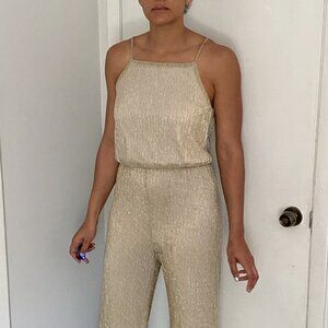 New Years Eve Gold Jumpsuit